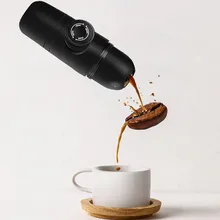 

Mini Portable Coffee Machine Pressure Espresso Manual Hand Pressure Espresso Machine Car Travel Camping Hiking Home Office Tool