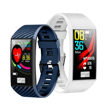 

IP67 Waterproof Smart Watch Blood Pressure ECG Heart Rate Sleep Monitoring Sports Fitness Tracker DT58 Smartwatch for Men Women