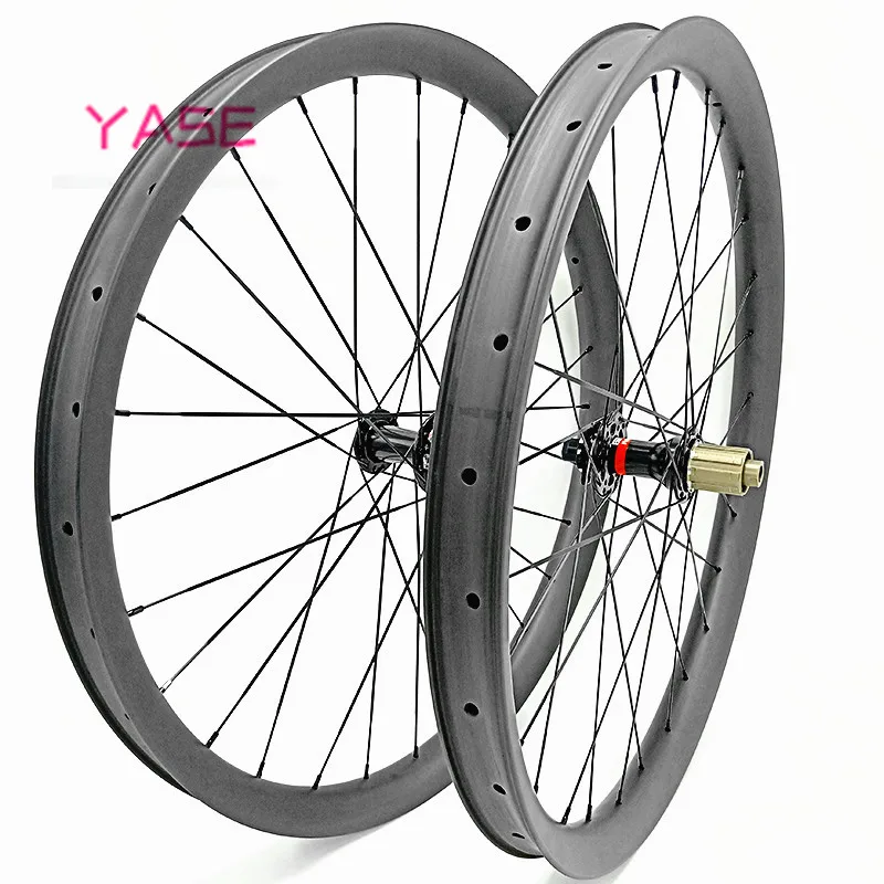YASE 29er Углеродные Диски для горных велосипедов колеса XC 40x25 мм Асимметричный бескамерный велосипедный комплект колес Novatec D791SB-D792SB 100x15 142x12 колеса велосипеда