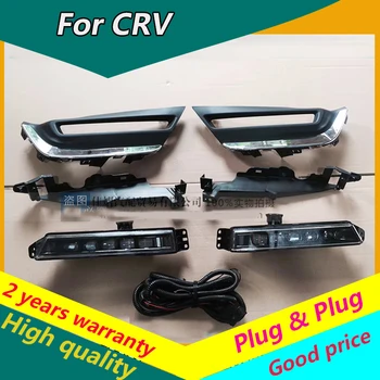 

KOWELL Car Styling for Honda CRV 2017-2018 fog light for CRV daylight for CRV update fog light , LED fog light , for one car