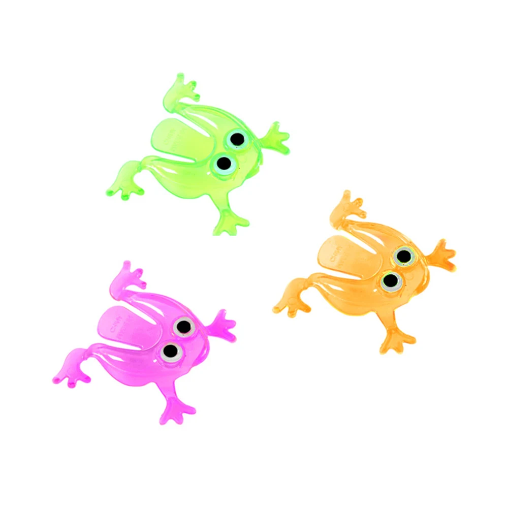 3 шт. прыгающие лягушки игрушки надавливающая Лягушка на палец игрушка для детей