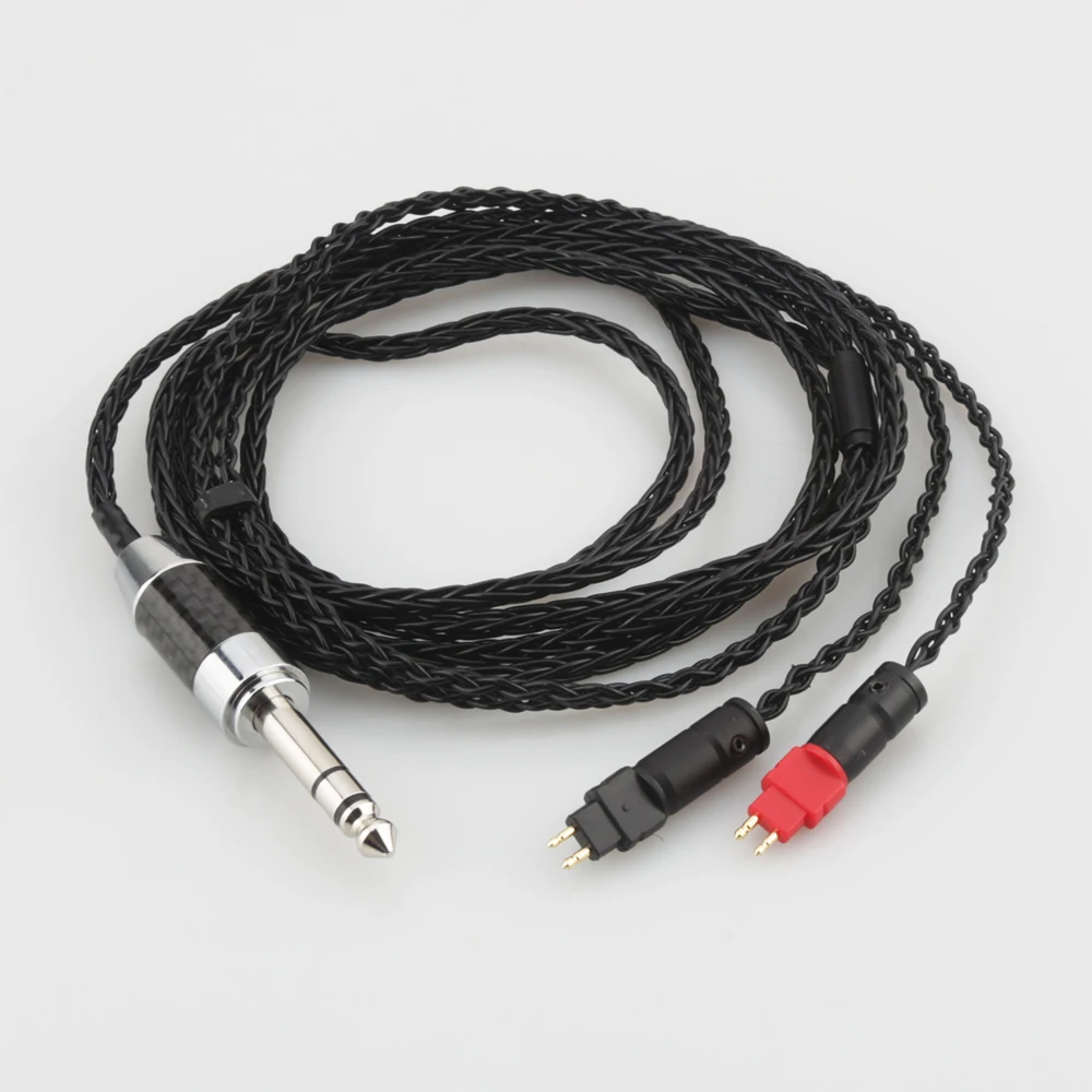 Replacement Audio upgrade Cable For HD650 HD600 HD580 HD525 HD565 HD540 Headphone Etc 6 35mm Male Plug