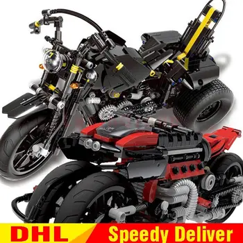 

XINGBAO 03021 03020 Heavy Motorcycle Set Building Blocks Bricks Educational Toy Kinder Weihnachten spielzeug Geschenke Ziegel