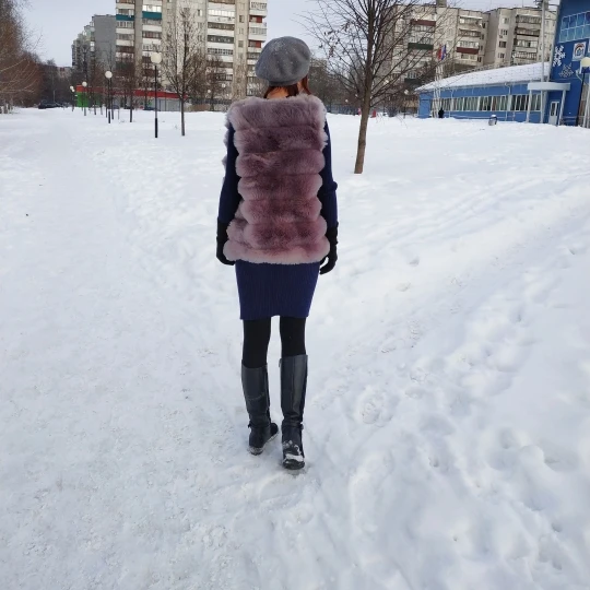 Осенне-зимнее пальто из искусственного меха, женская модная Корейская элегантная длинная жилетка без рукавов, Женская Повседневная тонкая роскошная Толстая теплая меховая куртка