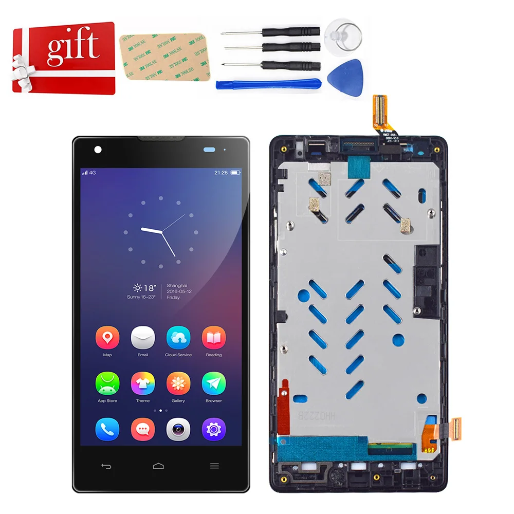 ЖК-дисплей для Huawei Ascend G700 G700-T00 G700-U00 сенсорный экран дигитайзер стекло в сборе