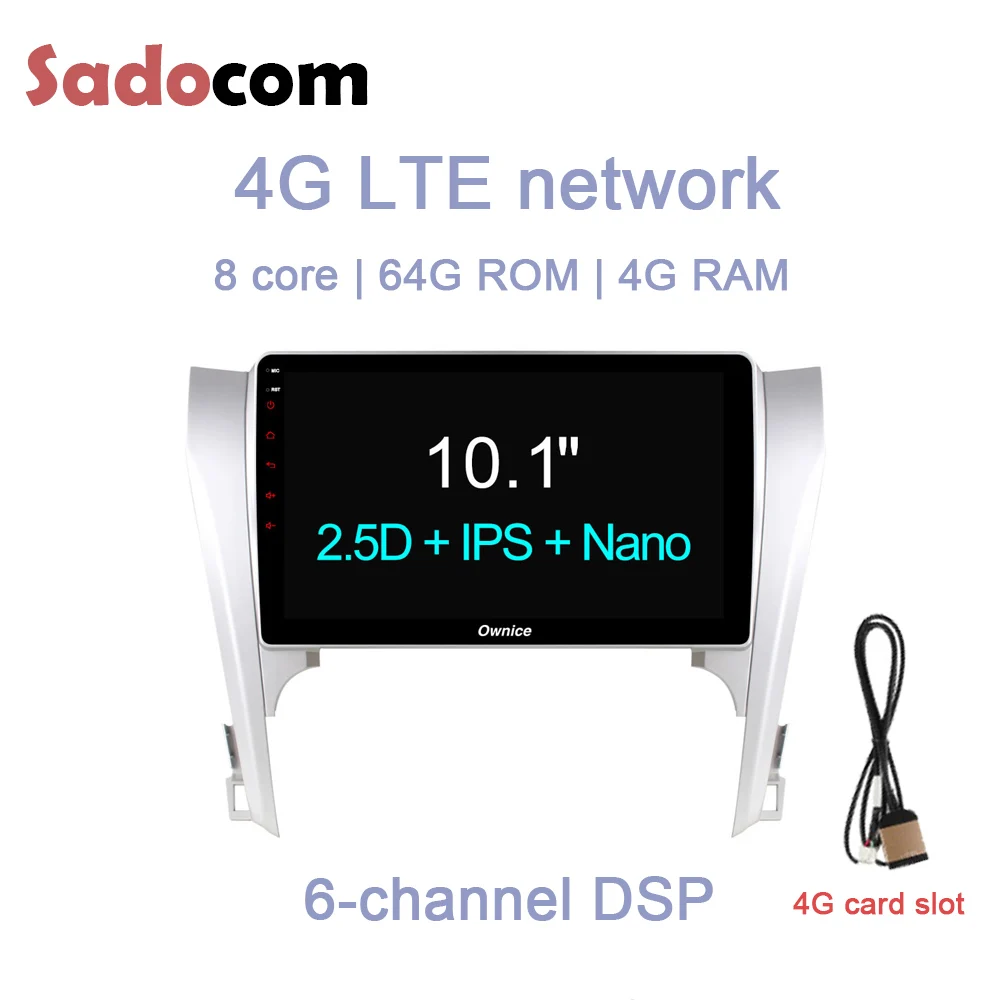 DSP 10 1 &quot8 ядерный 64 Гб rom 4 ram 4G LTE автомобильный dvd плеер gps wifi Bluetooth радио OBD DVR TPMS Android