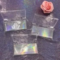 Норковые ресницы коробка Горячая посылка Длинные Ресницы Коробка Пользовательский логотип - Цвет: Long lashes box
