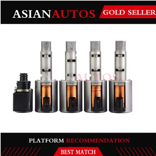 

5PCS/Lot RE0F11A JF015E CVT7 transmission Valve Solenoids Fits for Nissan Chevy Mitsu Suzuki