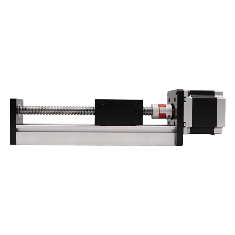 US $113.74 Ball Screw SlideCNC Precision Cross Linear Guide Slide Linear ModuleIndustrial Machinery Including Motor