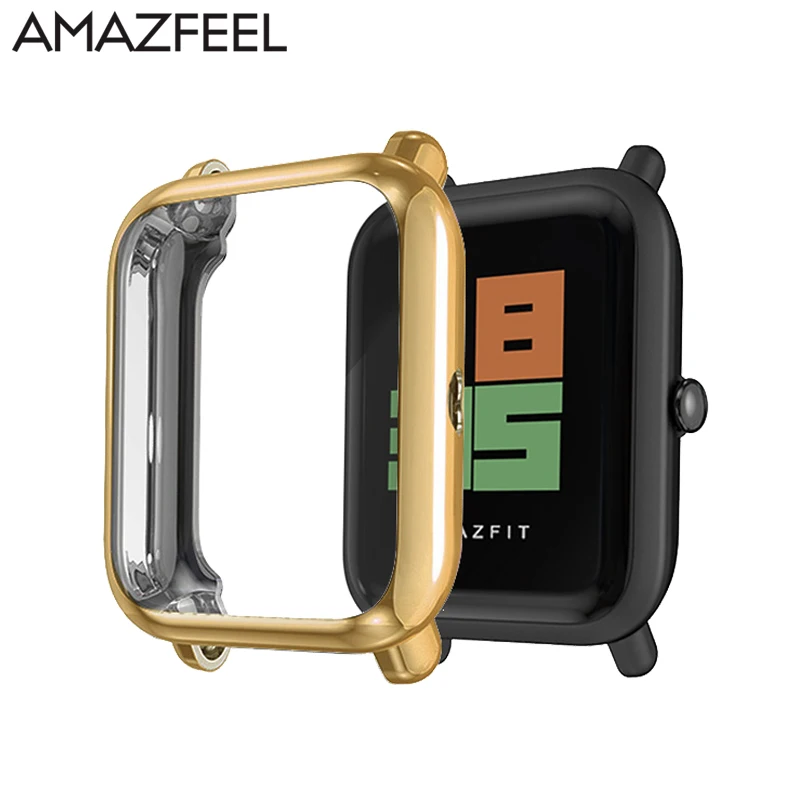 Чехол для часов Huami Amazfit Bip чехол с защитой экрана Xiaomi amazfit bip аксессуары защитная