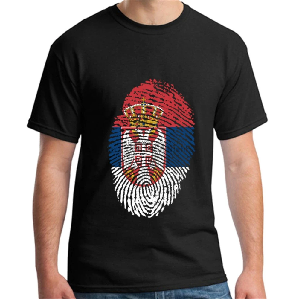 New Arrival Men 3d T Shirt Funny Graph Design Serbia Flag Finger Printed Fashion Top Tee jr smith jersey male t-shirt tshirts | Мужская