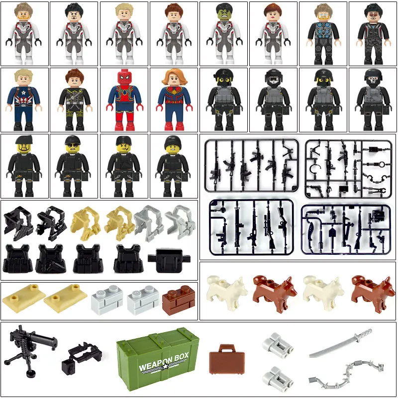 56 серии профессиональные строительные блоки специальная полиция мини 3D Детские игрушки Сделай Сам мальчиков и девочек Детские Рождественские подарки jm254 - Цвет: 20people