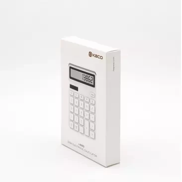 Настольный калькулятор Xiaomi LEMO, фотоэлектрический, двойной, для дайвинга, 12 цифр, автоматическое выключение, для офиса, для бизнеса - Цвет: AS picture
