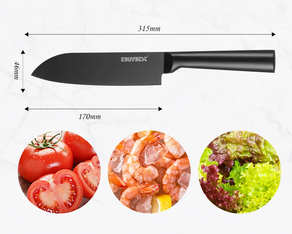 Японский набор кухонных ножей из нержавеющей стали " ножи для фруктов 6,5" кухонные ножи " нож шеф-повара очень острые инструменты для приготовления мяса и рыбы