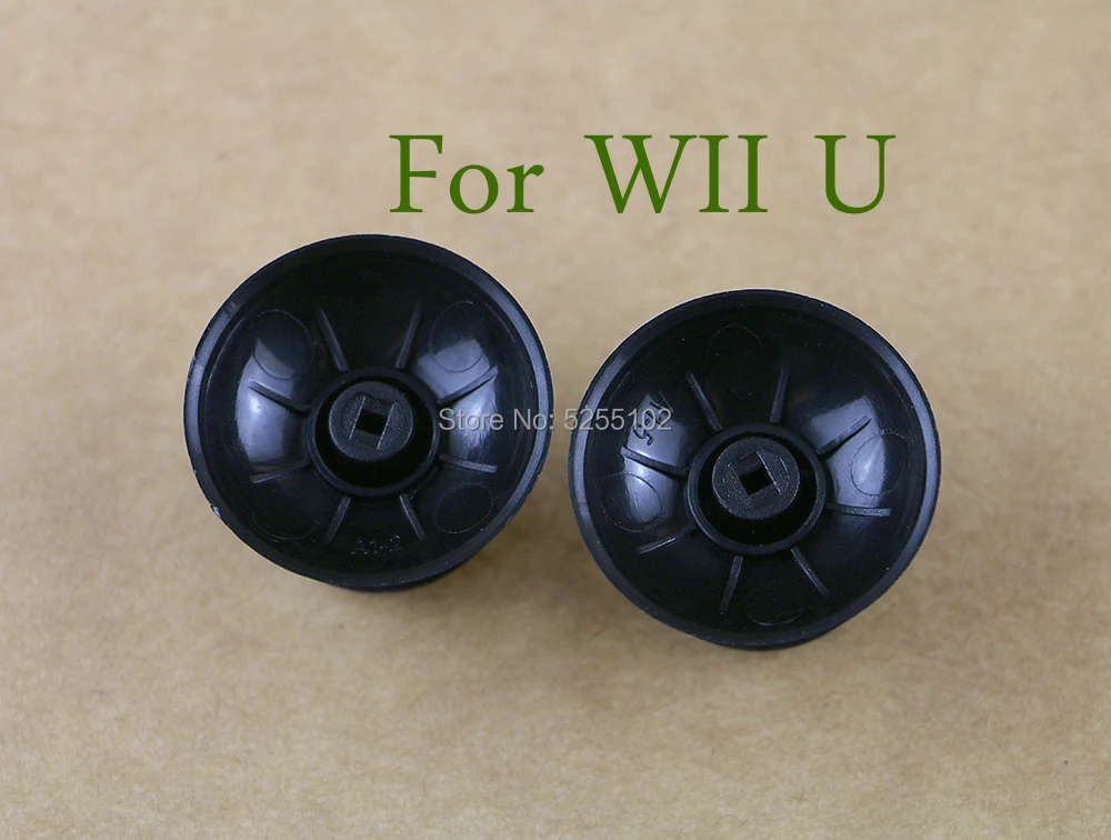 3 Pz/Lotto Per Wiiu Small Hole Black 3D Analog Thumb Stick Plastic Rocker Joystick Grip Cap Shell Caps Per Wii U Controller