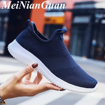

Plus Size Shoes for Men Unisex Summer Men's Sneakers Low Top Sock Shoes Round Toe Male Shoes Adult Loafers Popular Man Shoes K6