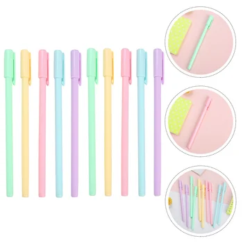 

20pcs Neutral Pen Lovely Black Ink Pen 0.5 Signature Pen for Home School Student Office