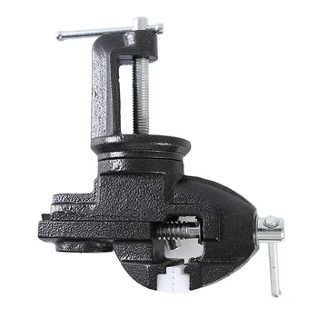 

360 Degree Rotating Fixture Cast Iron Heavy Duty Small Table Vise Small Vise Flat Pliers Woodworking Manual Tool Vise