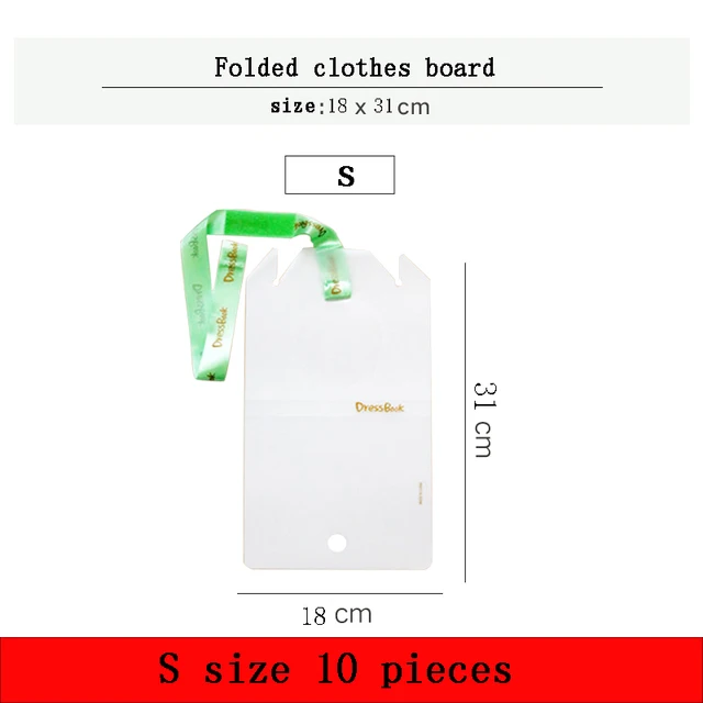 10 Pcs S Cloth Board