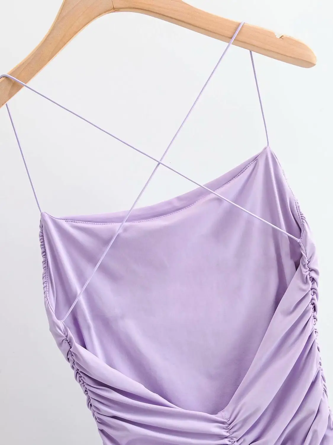 Urban Outfitters Uo Romi Open-back Maxi Slip Dress in Purple