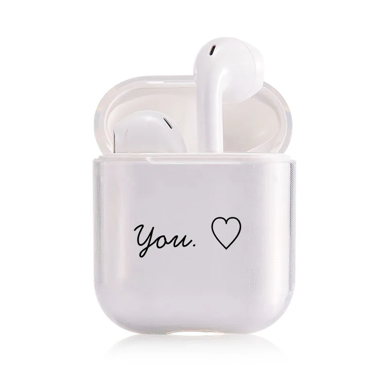 I201544 Хрустальный милый чехол для наушников для Apple AirPods, чехол из жесткого поликарбоната, прозрачный защитный чехол, аксессуары для AirPods, зарядная коробка - Цвет: I201544