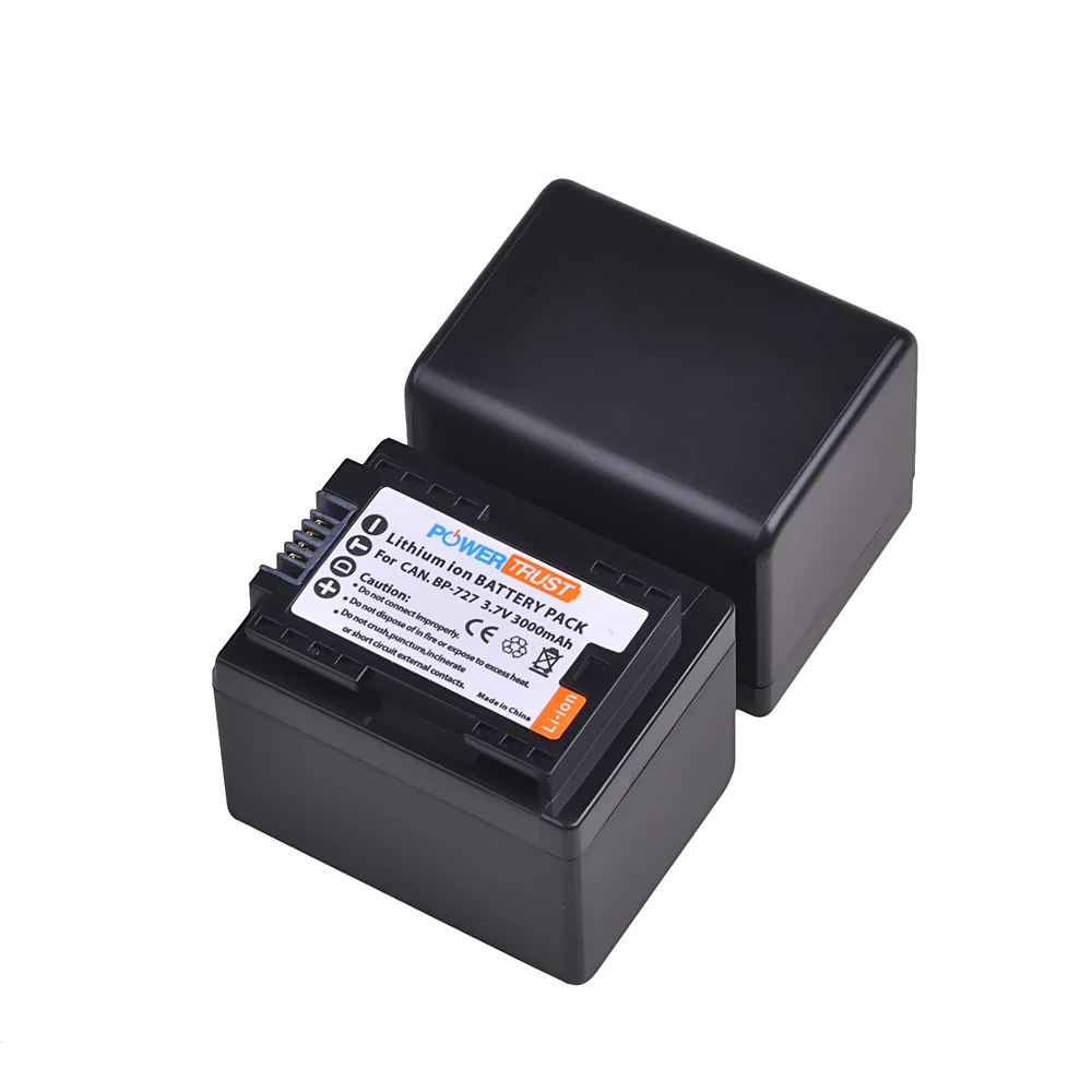 1X BP-727 BP727 BP 727 3000 мАч батарея+ ЖК USB зарядное устройство для Canon BP-718 BP-709 фотокамера VIXIA HF M50, HF M52, HF M500, HF R30, HF R32