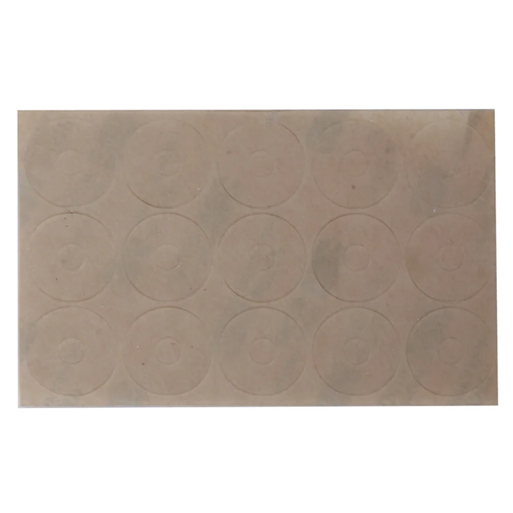 Adhesive Non-slip Grips for Quilt Templates Ruler Non-slip Adhesive Rings,1 Sheet, 10  Pieces Total Semi-transparent