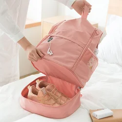 Portable Multifunction Fitness Bag Large Capacity Dry and Wet Separation Sports Bag Shoulder Back Pack Couple Backpacks Travel