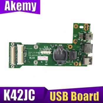 

K42JR REV:2.1/K42JC REV:2.1 IO BOARD For Asus K42J X42J A42J A40J K42JC K42JR K42JZ K42JY K42JV X42D K42D K42F POWER USB BOARD