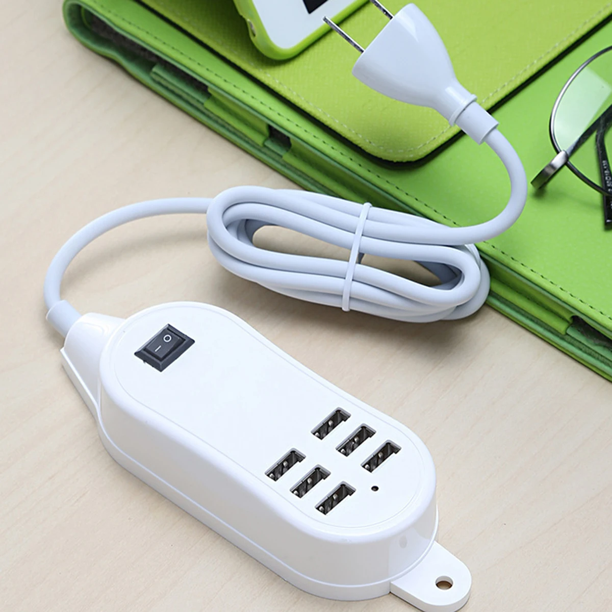SOONHUA станция для зарядки с USB AC Настольный Сетевой адаптер питания 6-зарядные устройства c usb-портами розетка 100-240v 50/60 Гц 5В 5A вилка стандарта Великобритании/ЕС вилка/штепсельная вилка стандарта США