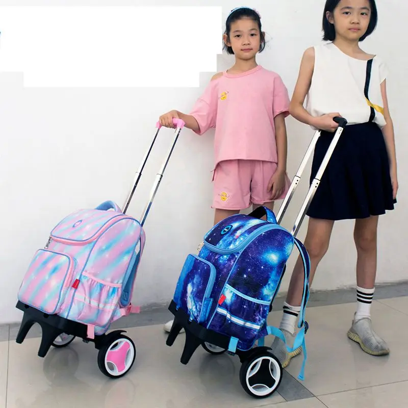 Mochila escolar ruedas para niñas, bolso con ruedas, escolar - y bolsas