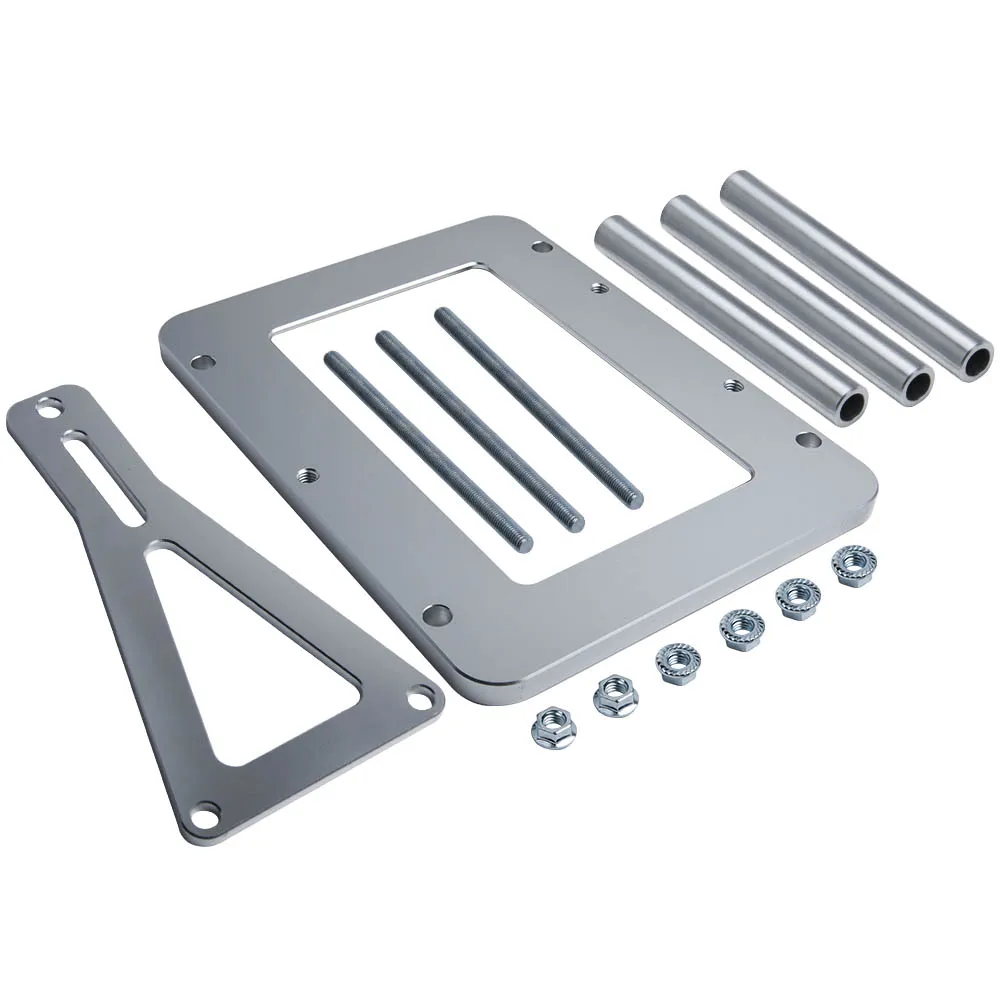 Universal Billet Battery Tray Kit Bracket Mount Relocation Box 3 all