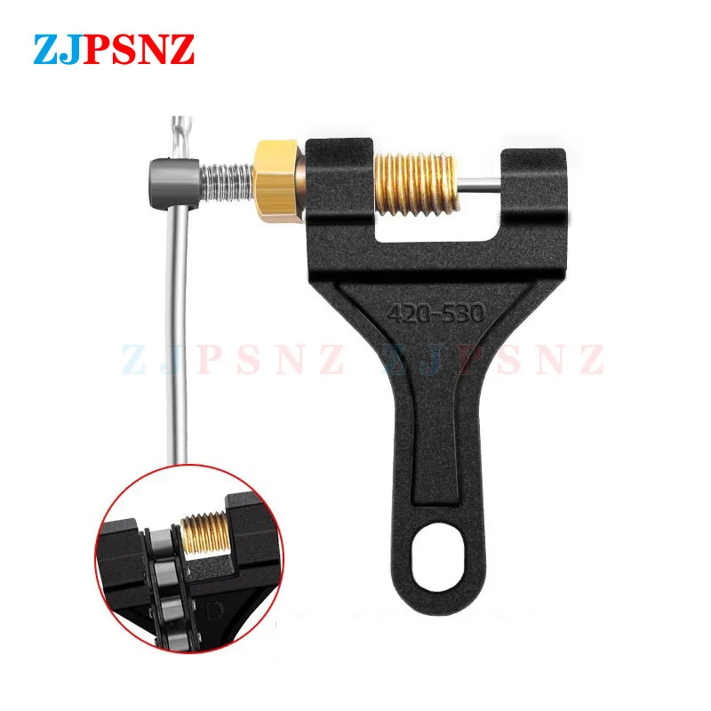 Motorcycle Bicycle Repair Tools Bike Chain Remover Tool Chain Cutter Link Puller Removal Splitter Cutter Tool Repair 420 428 530 автомобильный кузов безлимитный инструмент для ремонта поврежденного ремня для ремня puller 18 инструментов для удаления hail tool