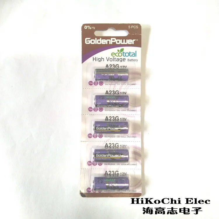 GoldenPowerA23G0mercury23AV23GAMS23MN2112Vremotealkaline