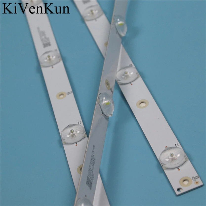 7 Lamp 620mm LED Backlight Strips For LG 32LJ500V-ZB Bars Kit TV LED Line Bands HD Lens GJ-2K16 D2P5-315 D307-V2.2 LB32080 V0_00