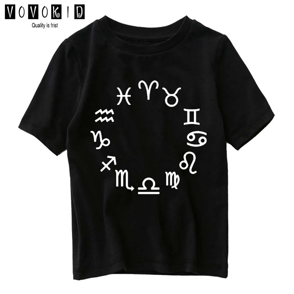 Детский летний топ с 12 созвездиями