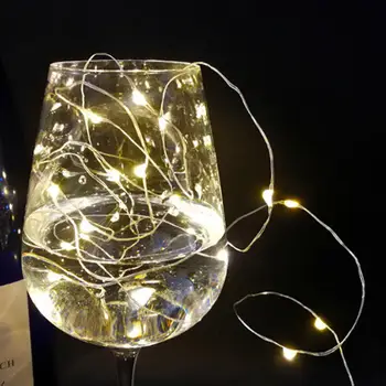 

1M 10LED Button Battery Copper Wire String Light Fairy Lamp Wedding Party Festivals Decoration