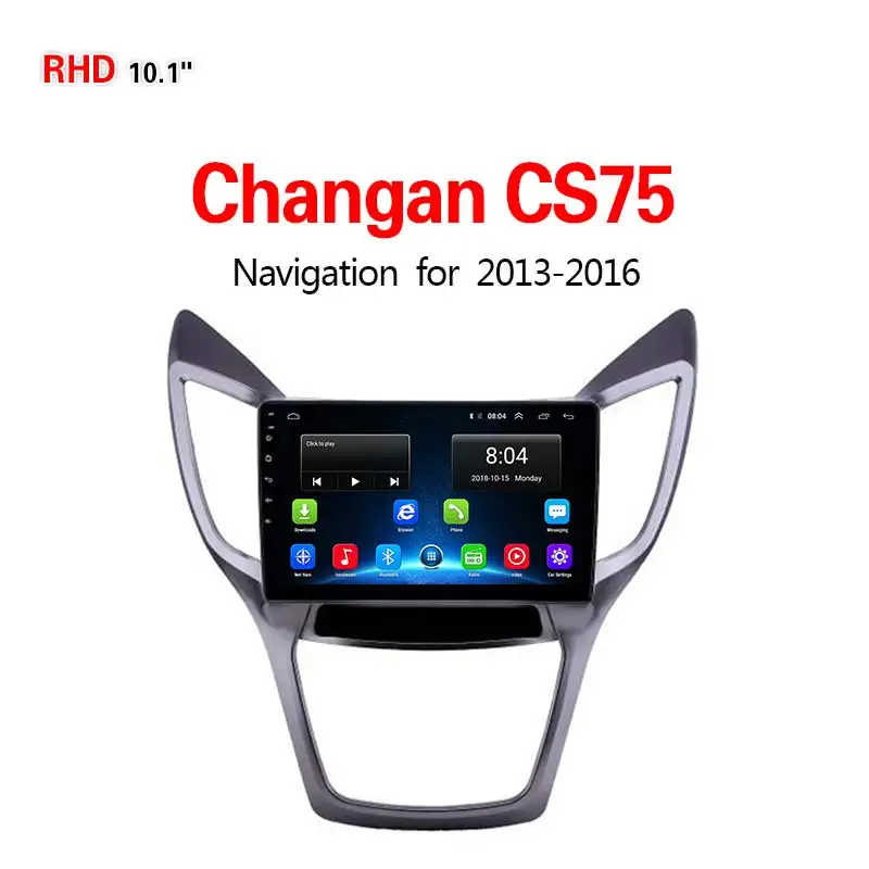 Lionet gps навигация для автомобиля Changan CS75 2013- 10,1 дюймов RC4002Y - Размер экрана, дюймов: 4G2G32G