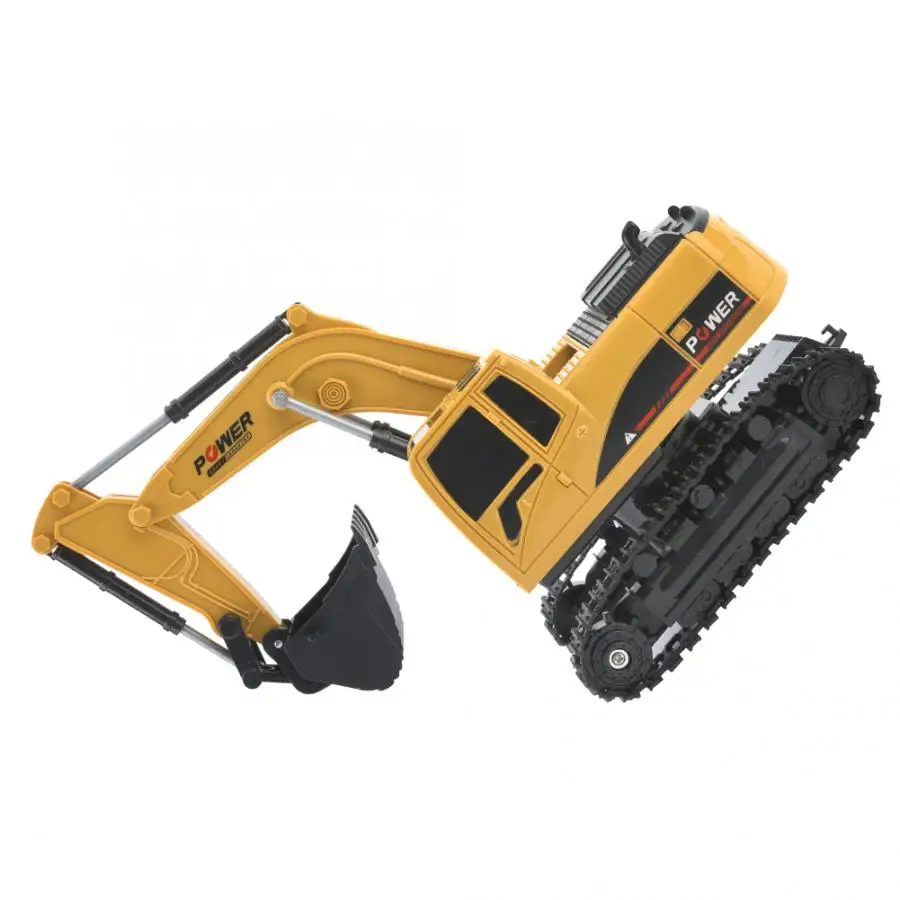 RC игрушка для детей 1:24 5CH пульт дистанционного управления Легкий экскаватор инженерный автомобиль Радиоуправляемый грузовик игрушечный автомобиль