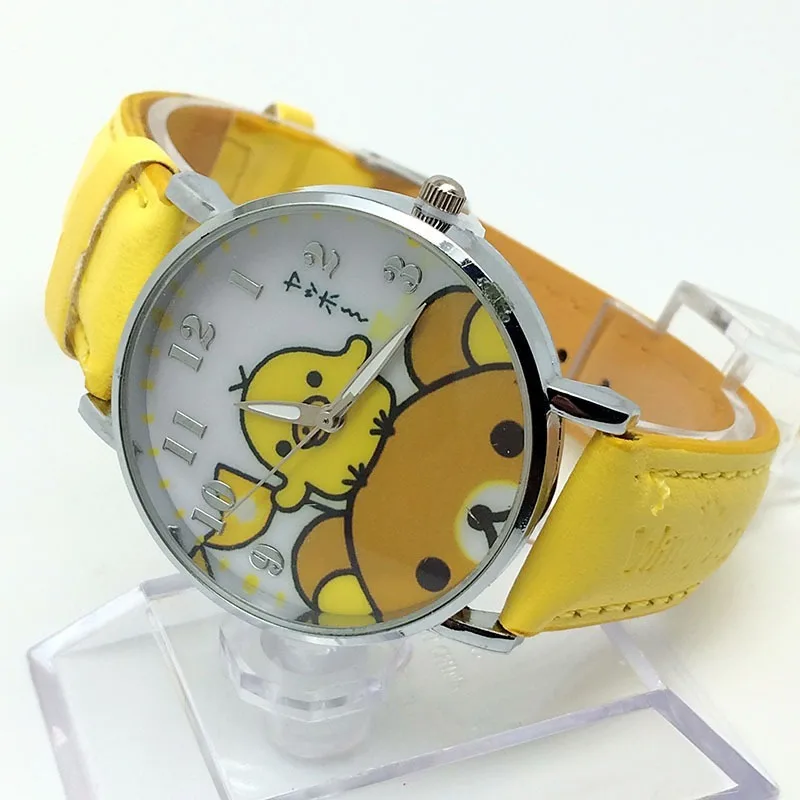Reloj детские часы для девочек мультфильм кожа Студенческая девушка часы прекрасные Кварцевые часы подарок на день рождения Детские часы