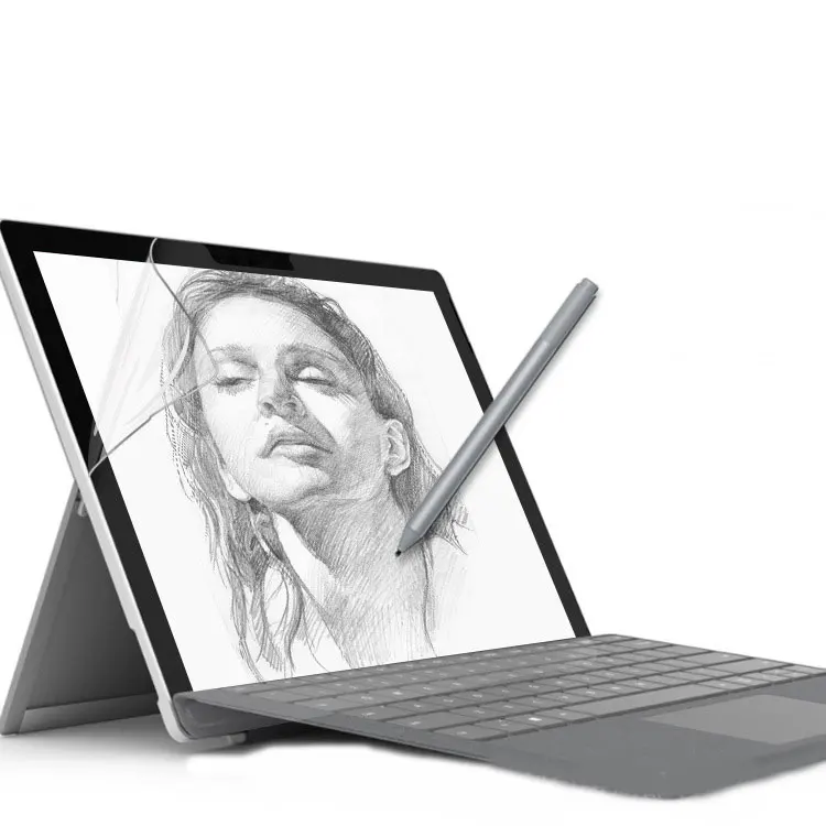 Бумага как пленка матовая покраска для microsoft Surface Pro 3 4 5 6 Go Book 1 2 13 13,5 15 дюймов surface pro 10,6 протектор экрана