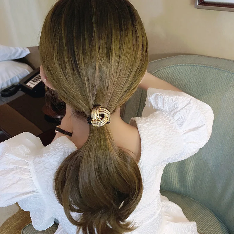 Fashion Rhinestone Hair Bands Hair Scrunchies Women Elastic Hair Bands Ties Rope Bands Ponytail Bands Hair Accessories