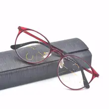 Женские TR90 круглые поляризационные очки для чтения для женщин и мужчин, бифокальные очки для чтения с коробкой FML