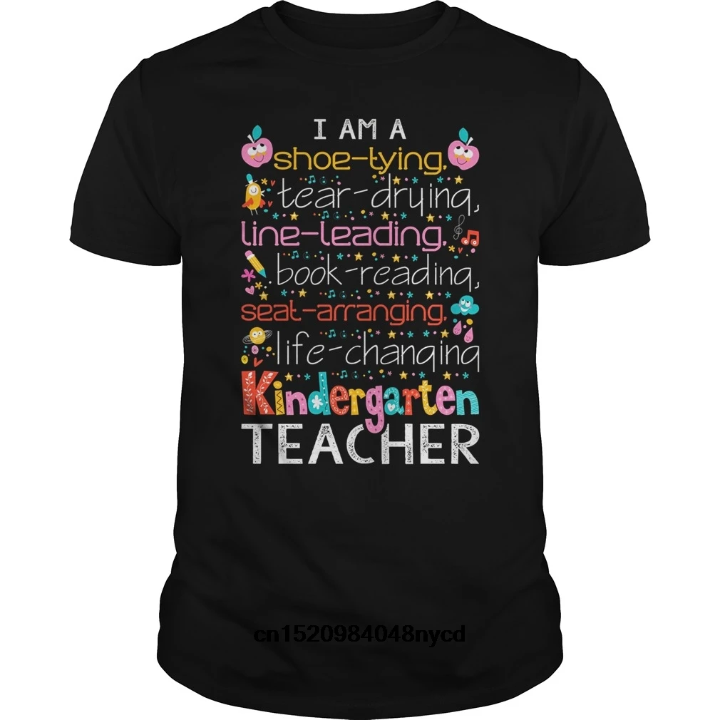 2019 funny t shirts Kindergarten Teacher Shirt For Women 2018 Fashion tshirt men t-shirt |