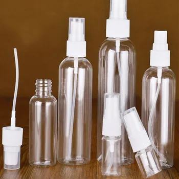 

80 100 120ml Alcohol Spray Bottle 75% Sterilization Bottle Plastic Perfume Atomizer Small Mini Empty Spray Refillable Bottle