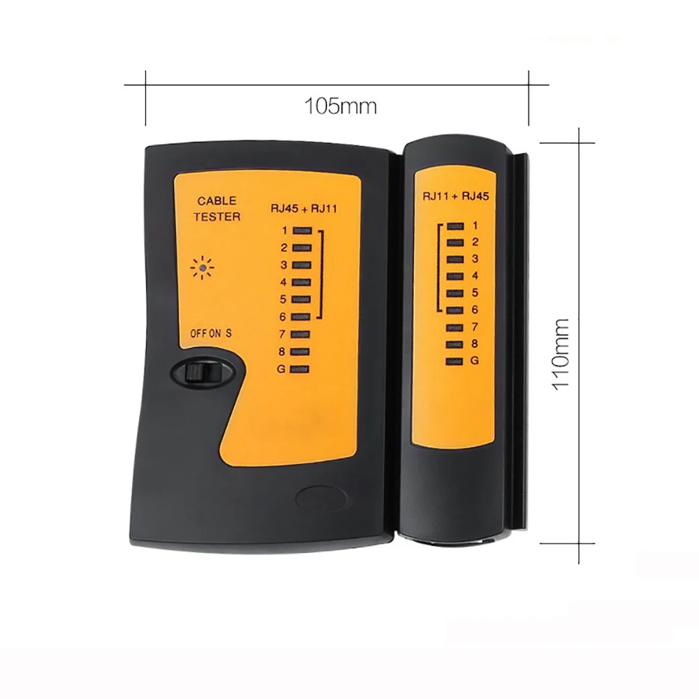 OULLX RJ45 Cable Lan Tester Network Cable Tester RJ45 RJ11 RJ12 CAT5 UTP Ethernet Cable Tester Networking Tool network Repair