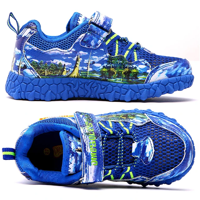 US $16.07 Dinoskulls Baby Boys Shoes Mesh Breathable Kids Sneakers 3D Dinosaur Children's Tenis Sneakers 2019