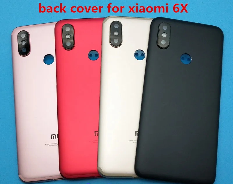 Подарок+ для Xiaomi Mi A2 батарея задняя крышка корпус металлическая дверь для Xiaomi Mi 6X камера стекло объектив Ремонт Запчасти