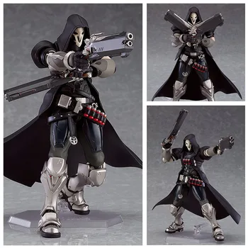 

17cm ow Figma 393 Overwatches Reaper Series PVC Action Figure Model Toys Doll Gift
