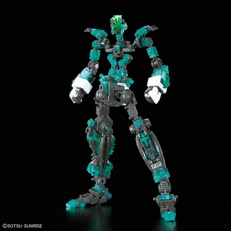 Bandai RG 30 1/144 полностью оборудованный полный панцири полный армированный Единорог зеленый Скелет Пробуждение ПВХ персонаж Модель Детская кукла